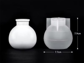 Molde silicona florero bombe